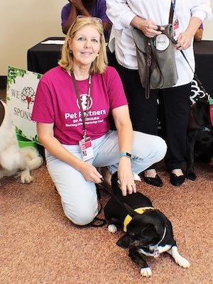 Cooper visiting the community
